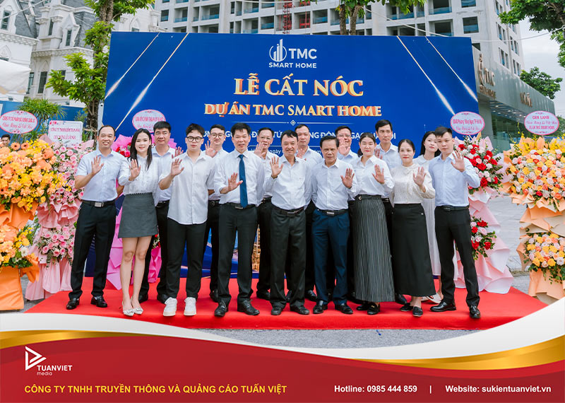 sự kiện cất nóc dự án TMC Smart Home