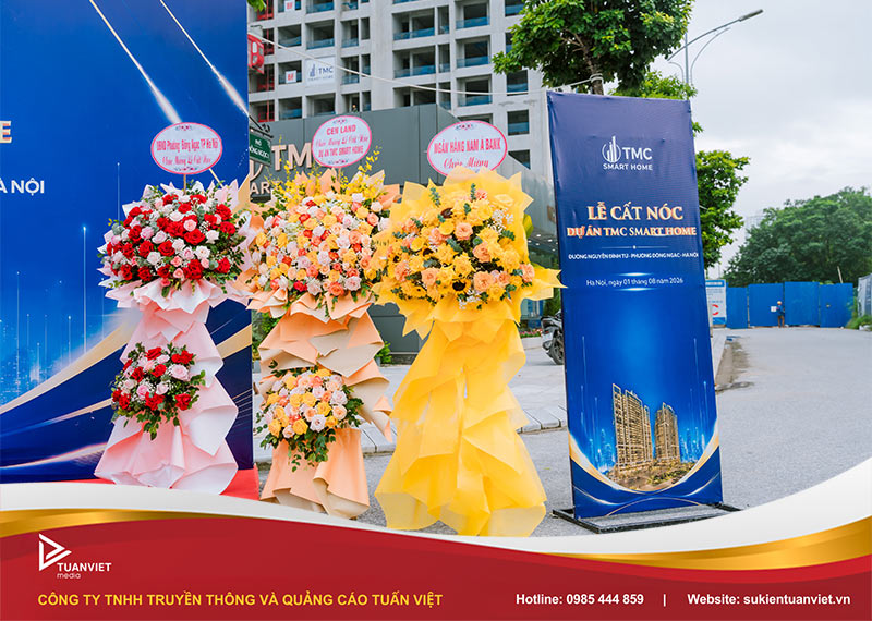 sự kiện cất nóc dự án TMC Smart Home