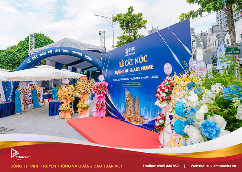 sự kiện cất nóc dự án TMC Smart Home