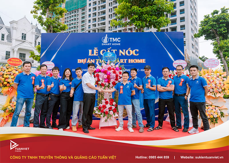 sự kiện cất nóc dự án TMC Smart Home
