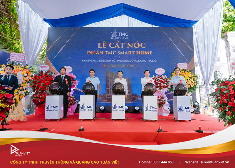sự kiện cất nóc dự án TMC Smart Home