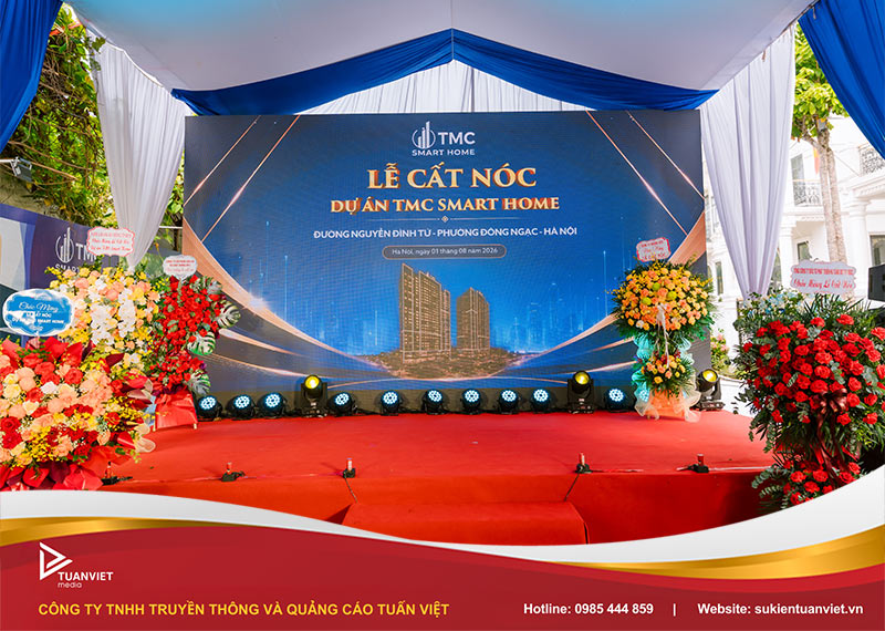 sự kiện lễ cất nóc dự án TMC Smart Home