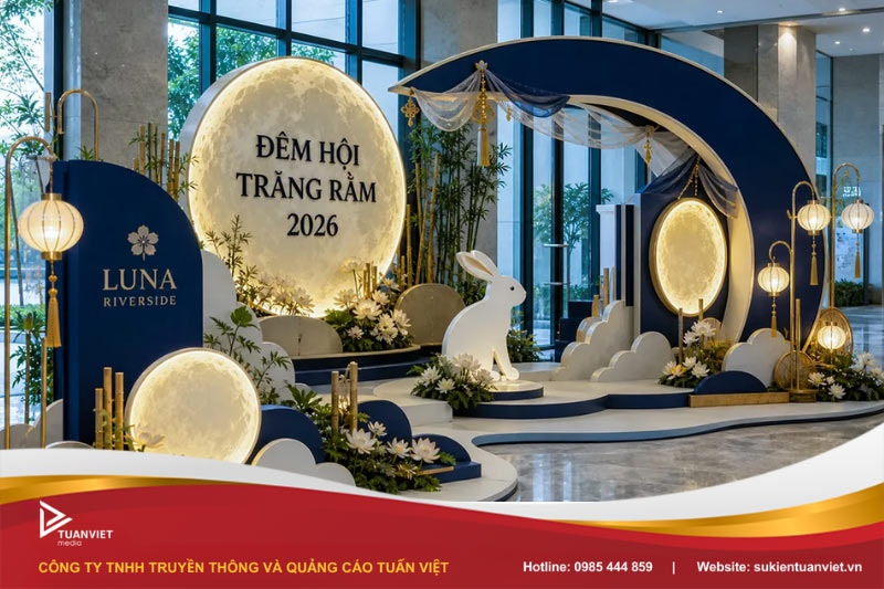 tiểu cảnh trang trí trung thu