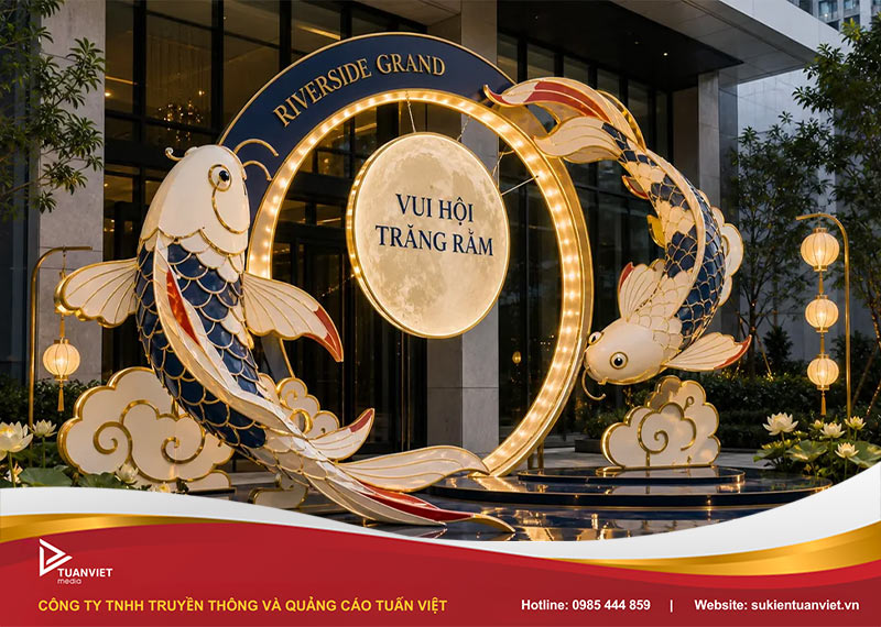 mẫu tiểu cảnh trung thu đẹp