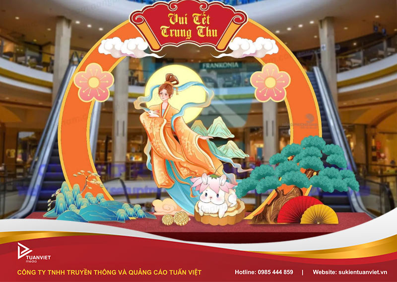 thiết kế tiểu cảnh trung thu