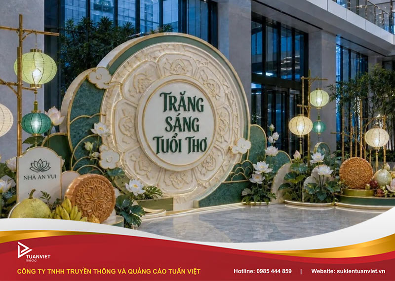 tiểu cảnh trung thu checkin ấn tượng