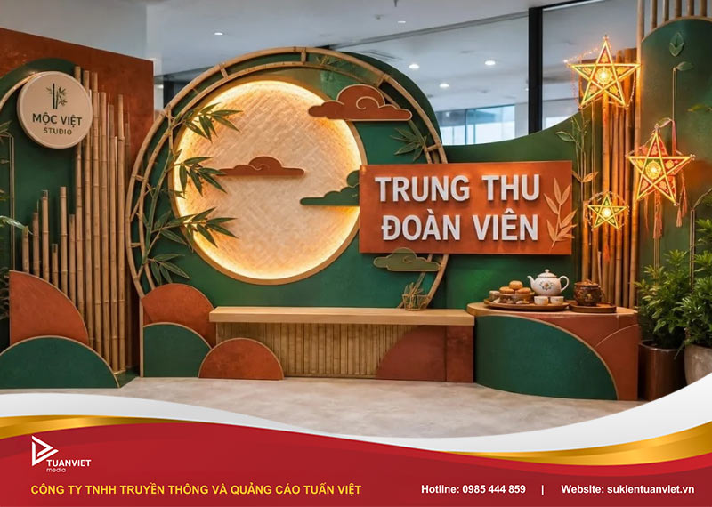 đơn vị trang trí tiểu cảnh trung thu chuyên nghiệp