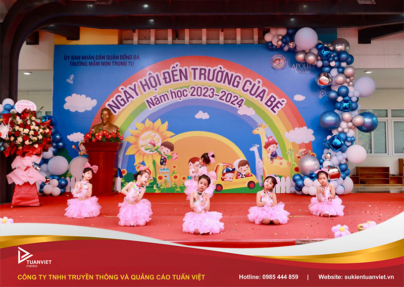 tiết mục văn nghệ khai giảng mầm non