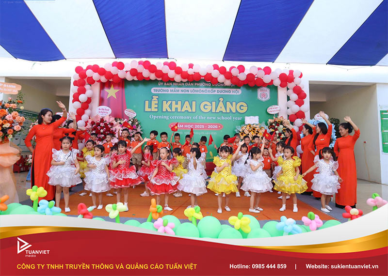 chương trình văn nghệ khai giảng mầm non