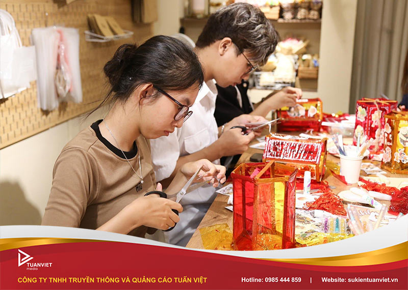 workshop làm lồng đèn trung thu
