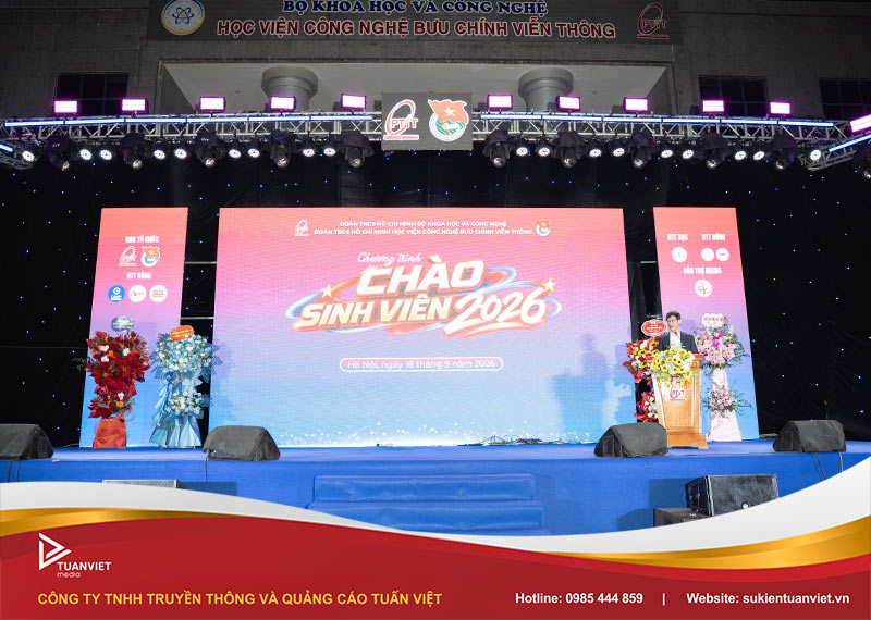 đêm nhạc chào tân sinh viên học viện bưu chính viễn thông ptit 2026