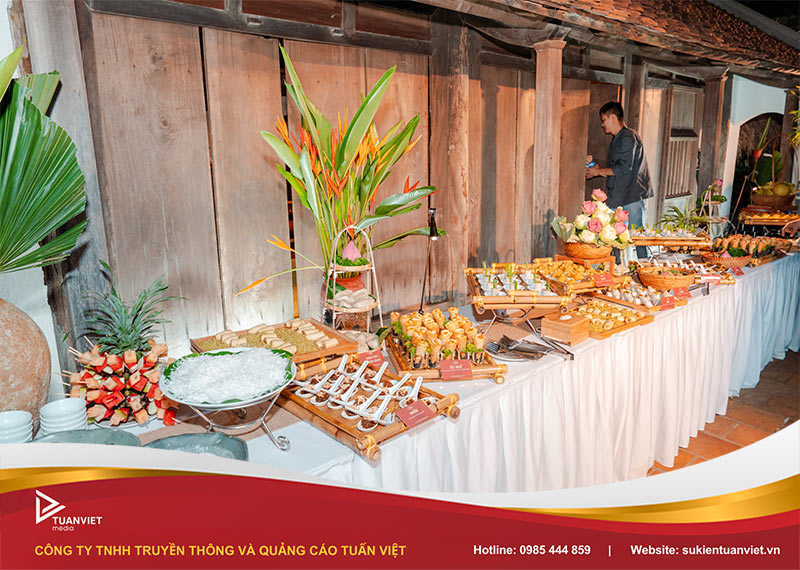 mẫu thực đơn tiệc ngọt 20/10