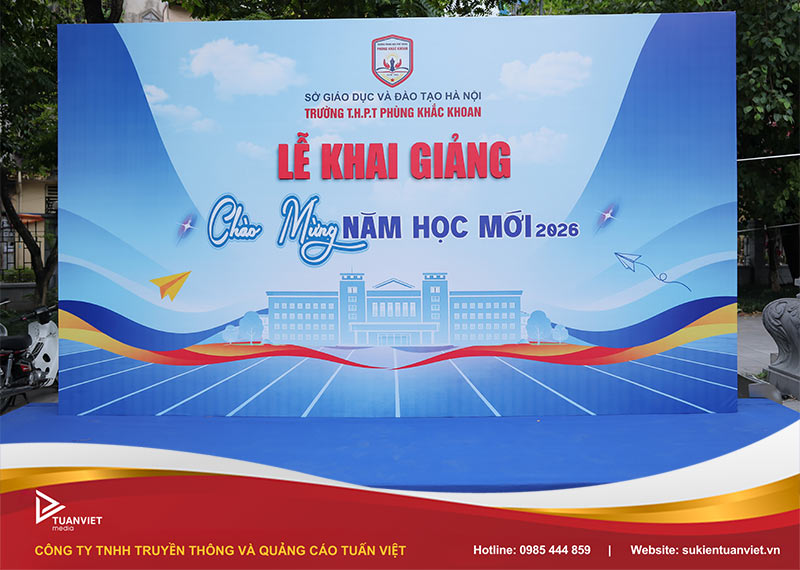 khai giảng trường thpt phùng khắc khoan năm học 2026 - 2027