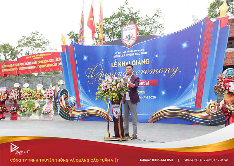 khai giảng trường thpt phùng khắc khoan năm học 2026 - 2027