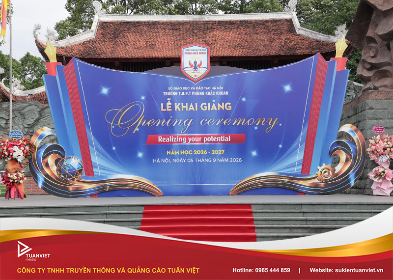 lễ khai giảng trường thpt phùng khắc khoan năm học 2026 - 2027