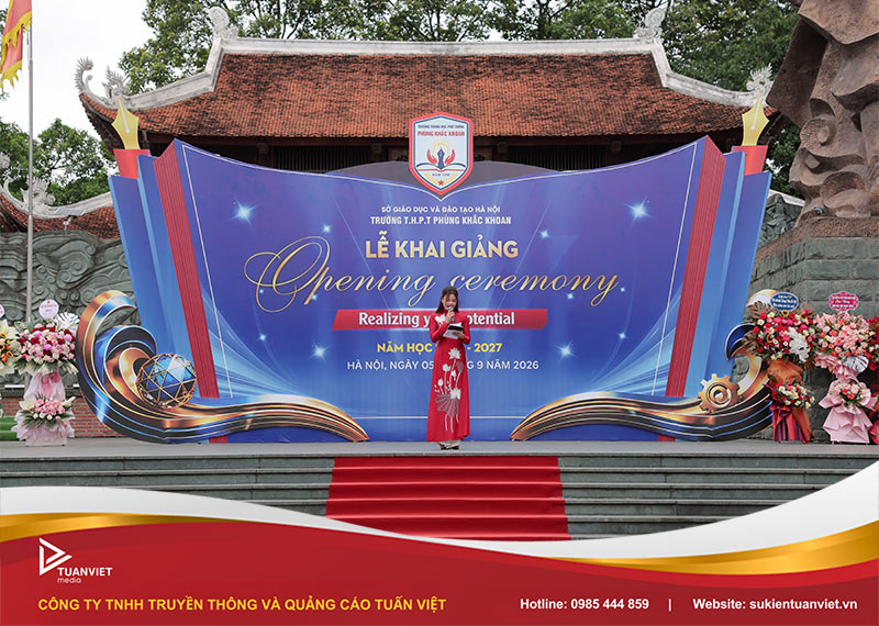 sự kiện khai giảng trường thpt phùng khắc khoan năm học 2026 - 2027