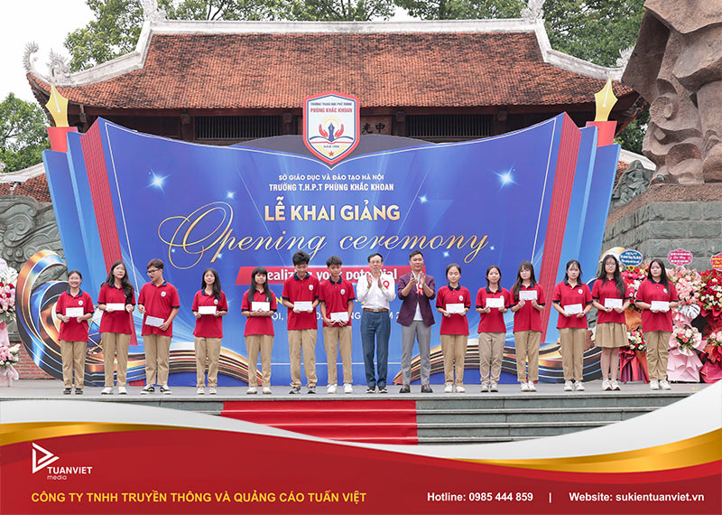 chương trình khai giảng trường thpt phùng khắc khoan năm học 2026 - 2027