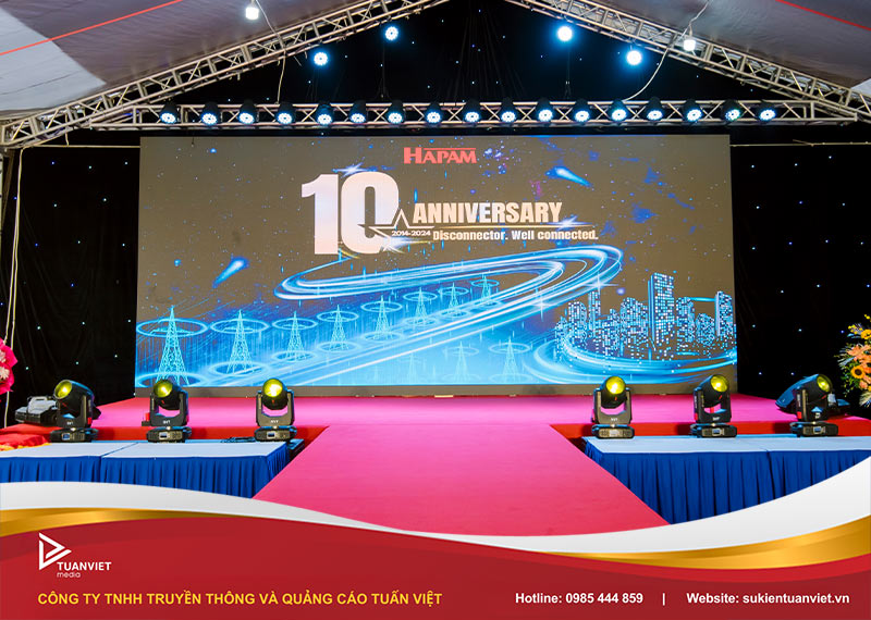 quy trình cài đặt màn hình led
