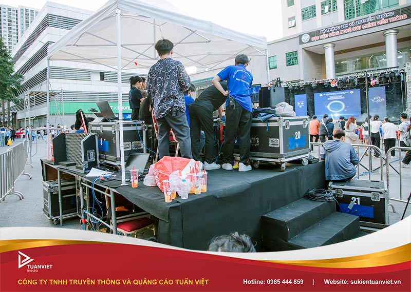 quy trình setup âm thanh ánh sáng sự kiện chuyên nghiệp