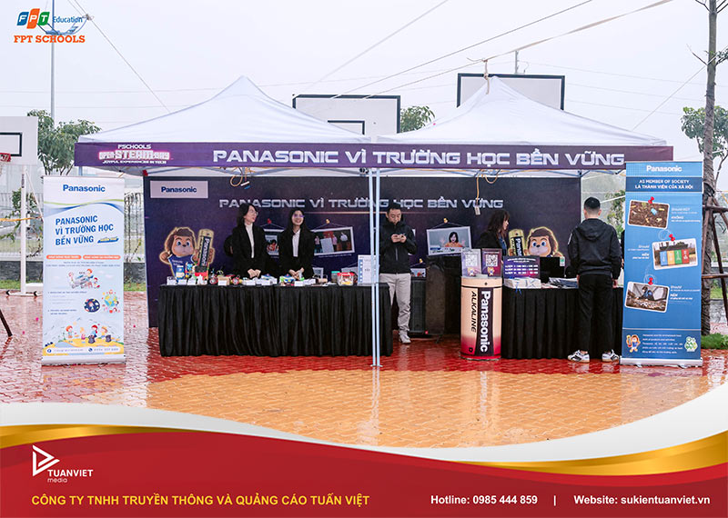 quy trình lắp đặt gian hàng hội chợ