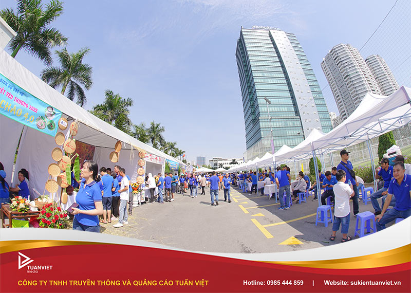 quy trình lắp đặt gian hàng hội chợ