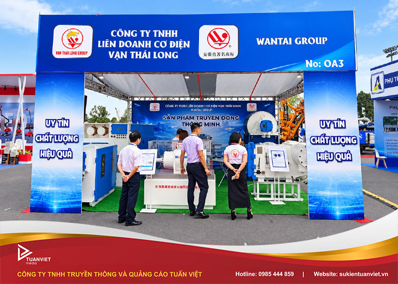 quy trình thi công lắp đặt gian hàng hội chợ