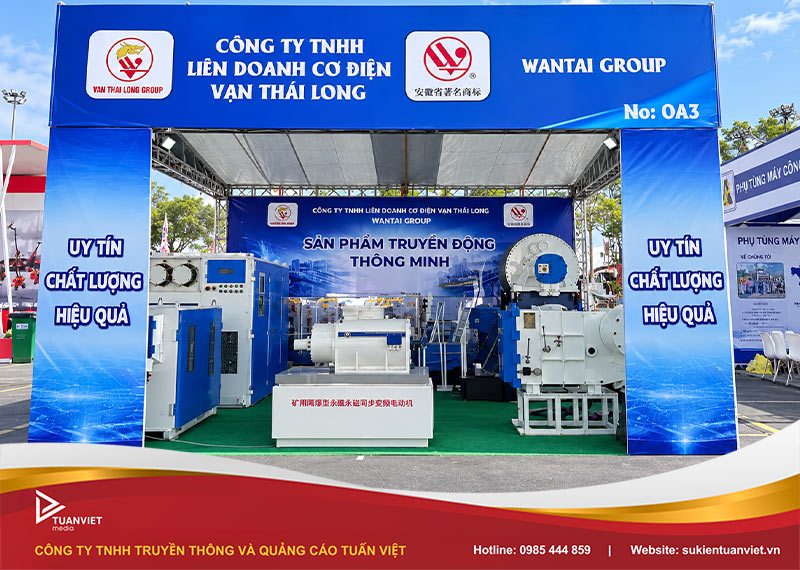 quy trình thi công gian hàng hội chợ