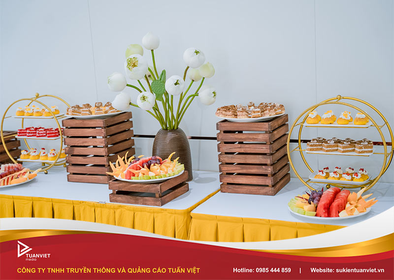 báo giá tiệc ngọt hội thảo