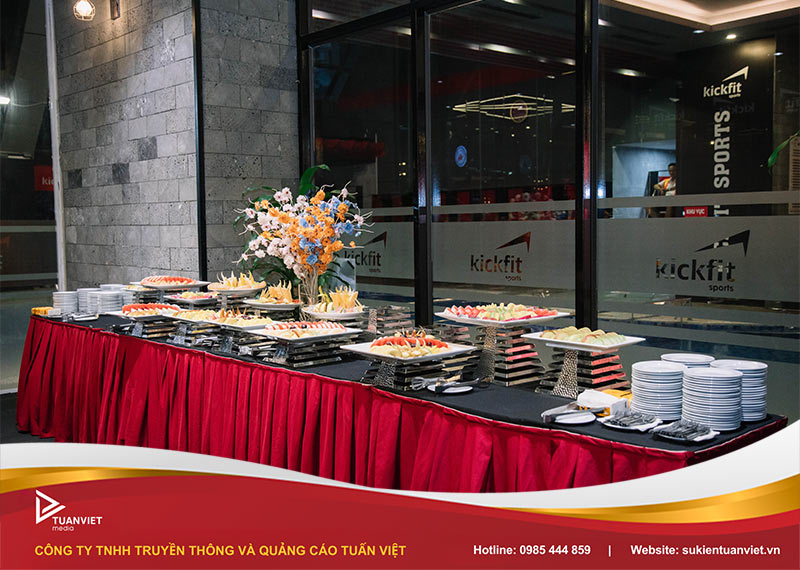 thực đơn tiệc ngọt hội nghị Hà Nội