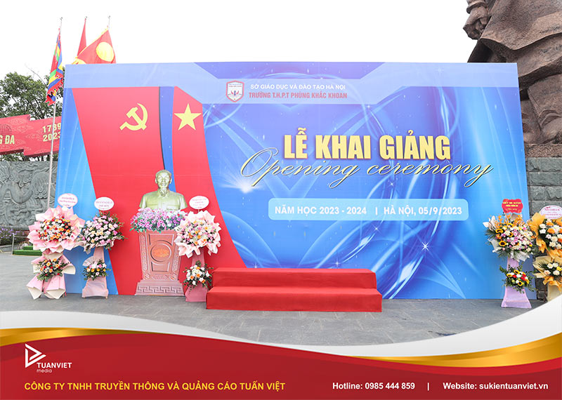 quy trình thi công khung backdrop