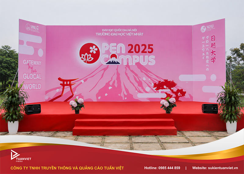 thi công backdrop sự kiện
