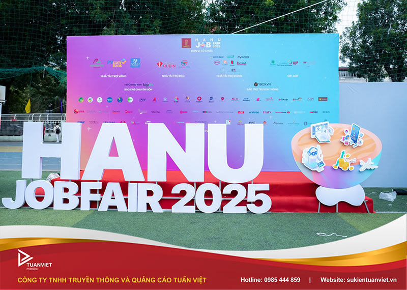 thi công backdrop hội chợ triển lãm
