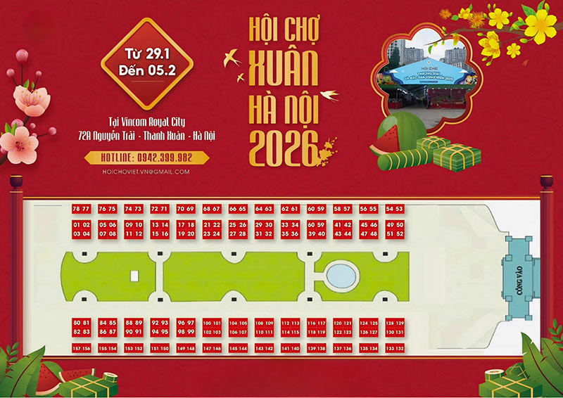 mẫu thiết kế backdrop hội chợ
