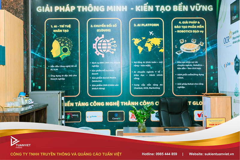 xưởng in backdrop hội chợ Hà Nội