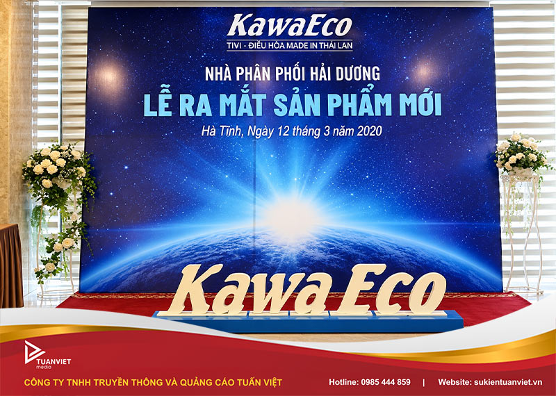 backdrop ra mắt sản phẩm mới hợp xu hướng