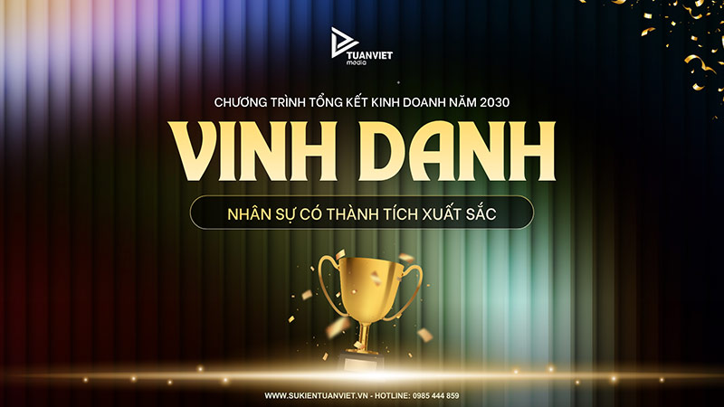 dịch vụ thiết kế backdrop vinh danh
