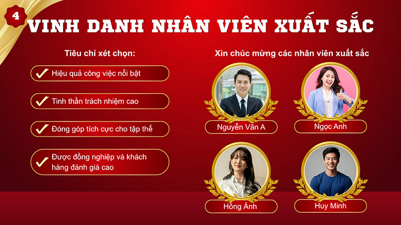 dịch vụ thi công backdrop vinh danh