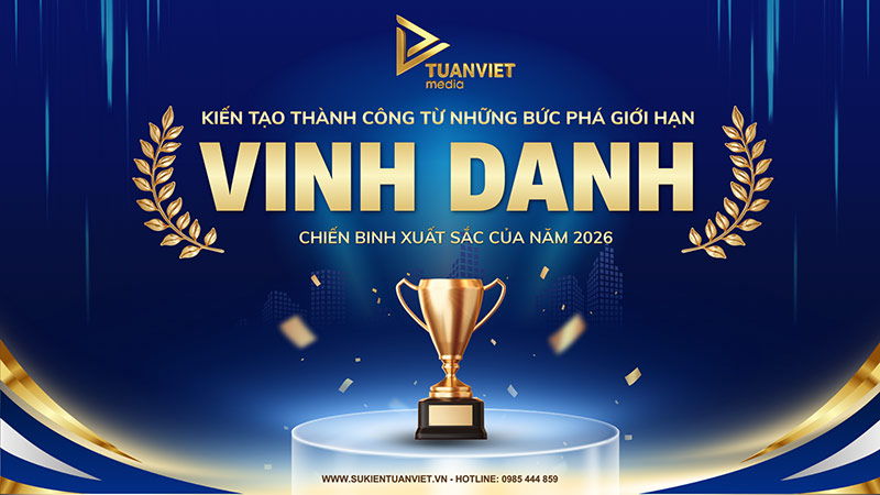 mẫu backdrop lễ vinh danh ấn tượng