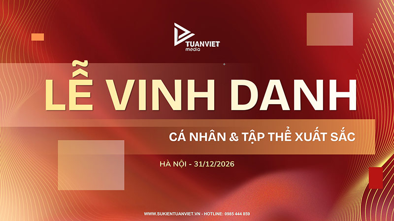 mẫu backdrop lễ vinh danh sang trọng