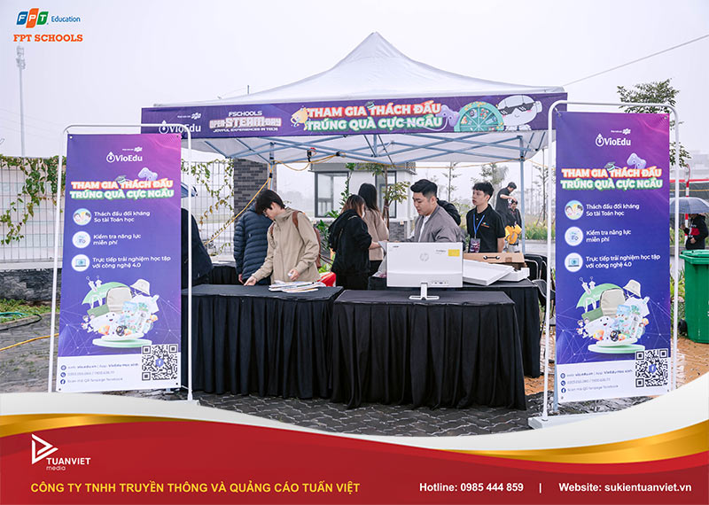 bảng giá cho thuê bàn check in sự kiện