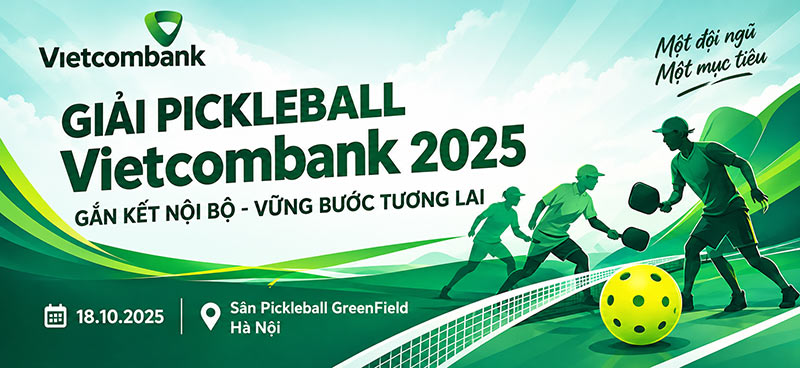 thiết kế banner giải pickleball