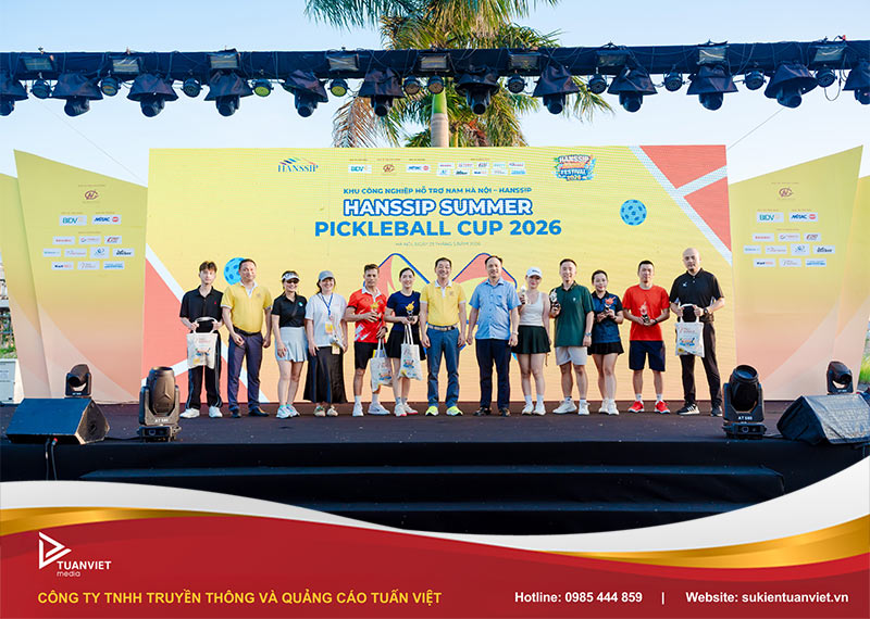 các mẫu banner giải pickleball ấn tượng