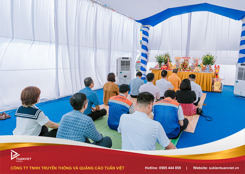 checklist khảo sát mặt bằng tổ chức lễ cất nóc