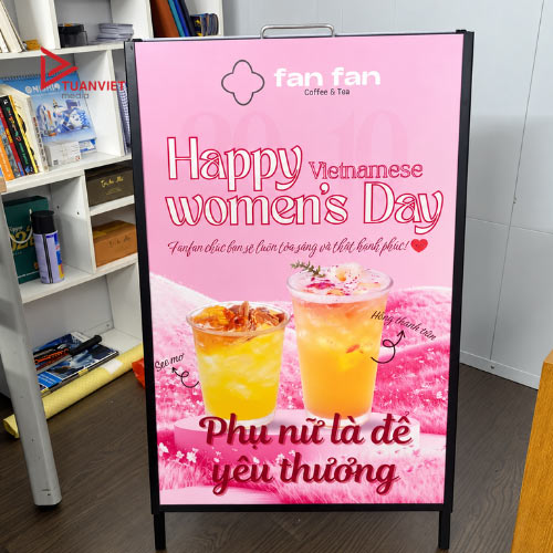 tổng hợp mẫu standee 20/10