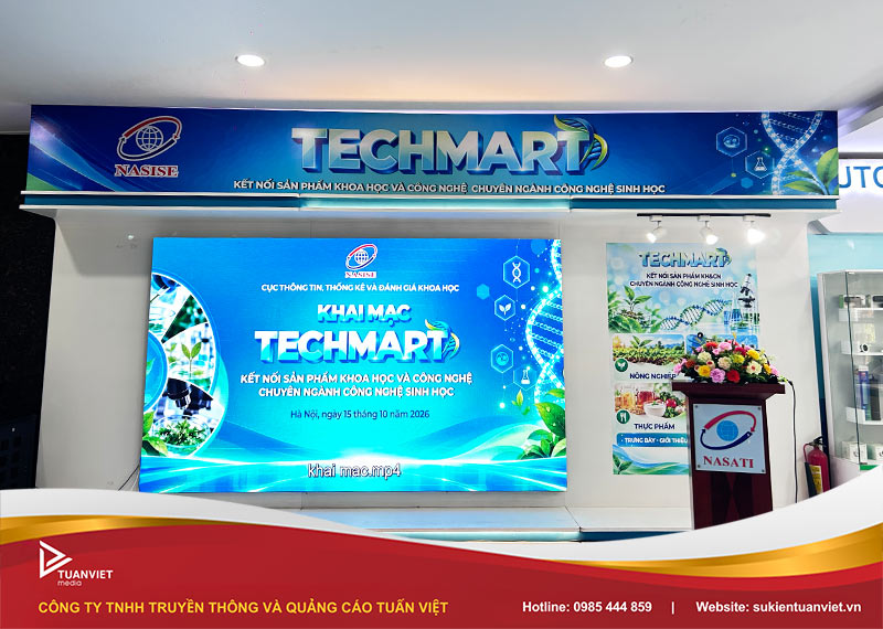 sự kiện Techmart kết nối sản phẩm khoa học và công nghệ chuyên ngành công nghệ sinh học