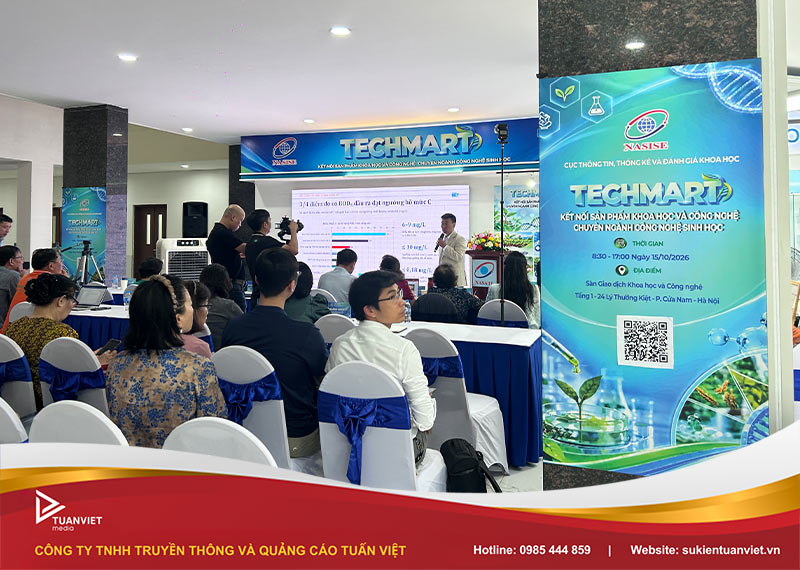 sự kiện Techmart kết nối sản phẩm khoa học và công nghệ chuyên ngành công nghệ sinh học